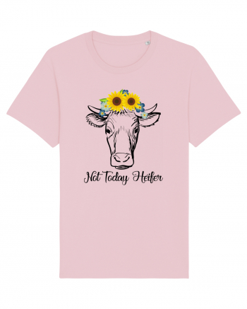 Not Today Cow Cotton Pink