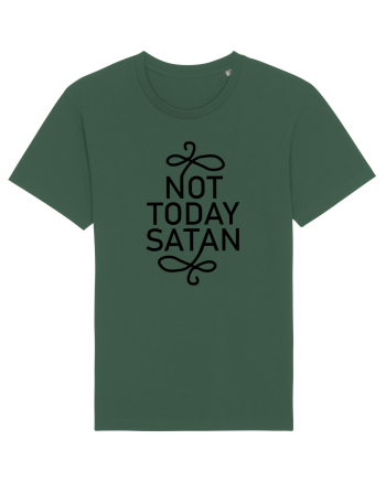 Not Today Satan Bottle Green