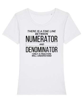 Numerator Denominator White