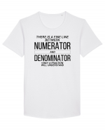 Numerator Denominator Tricou mânecă scurtă guler larg Bărbat Skater