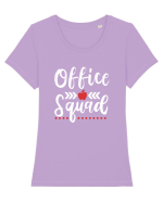 Office Squad Tricou mânecă scurtă guler larg fitted Damă Expresser