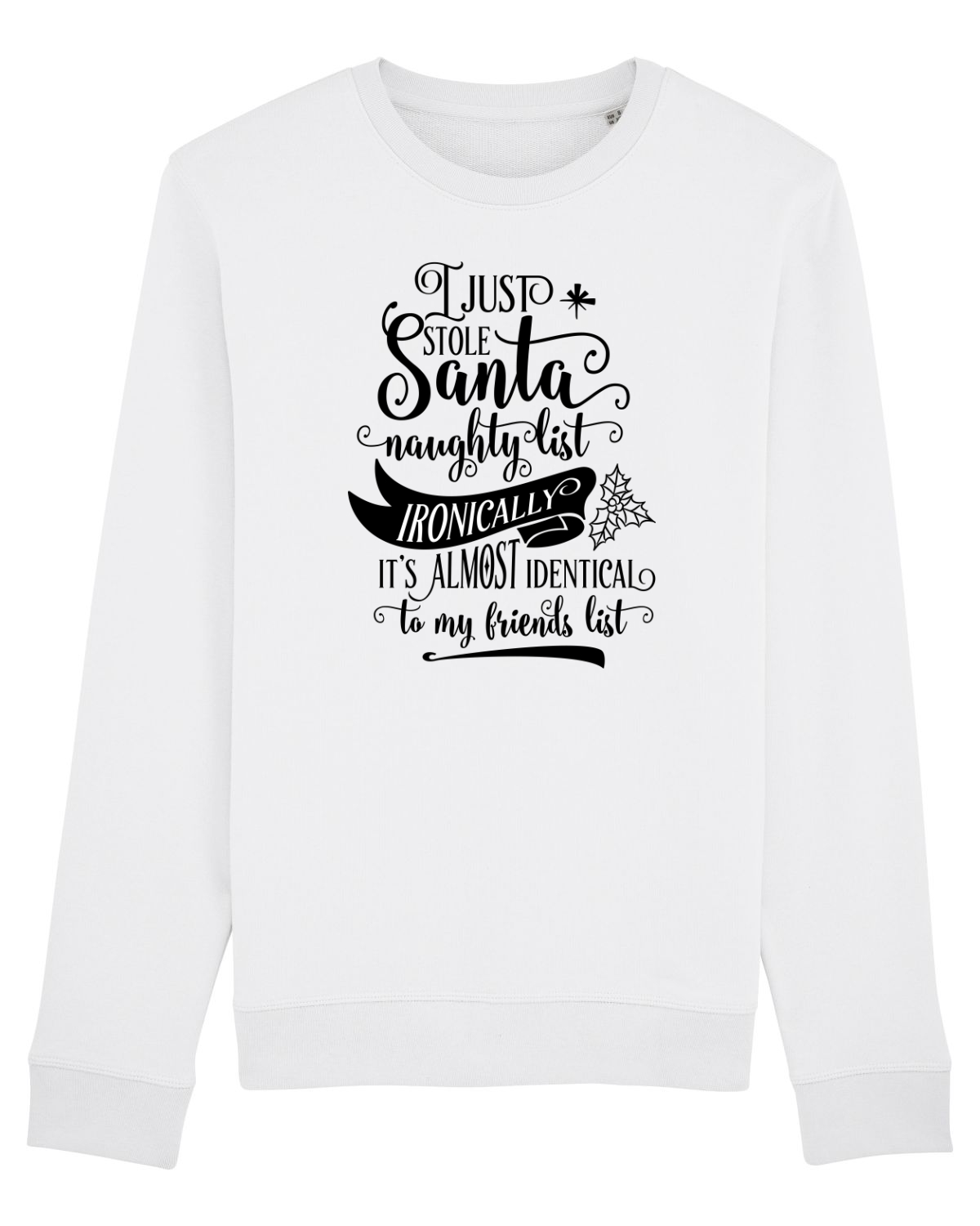 Bluză mânecă lungă Unisex Rise White