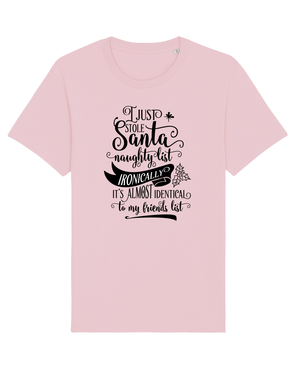 Tricou mânecă scurtă Unisex Rocker Cotton Pink