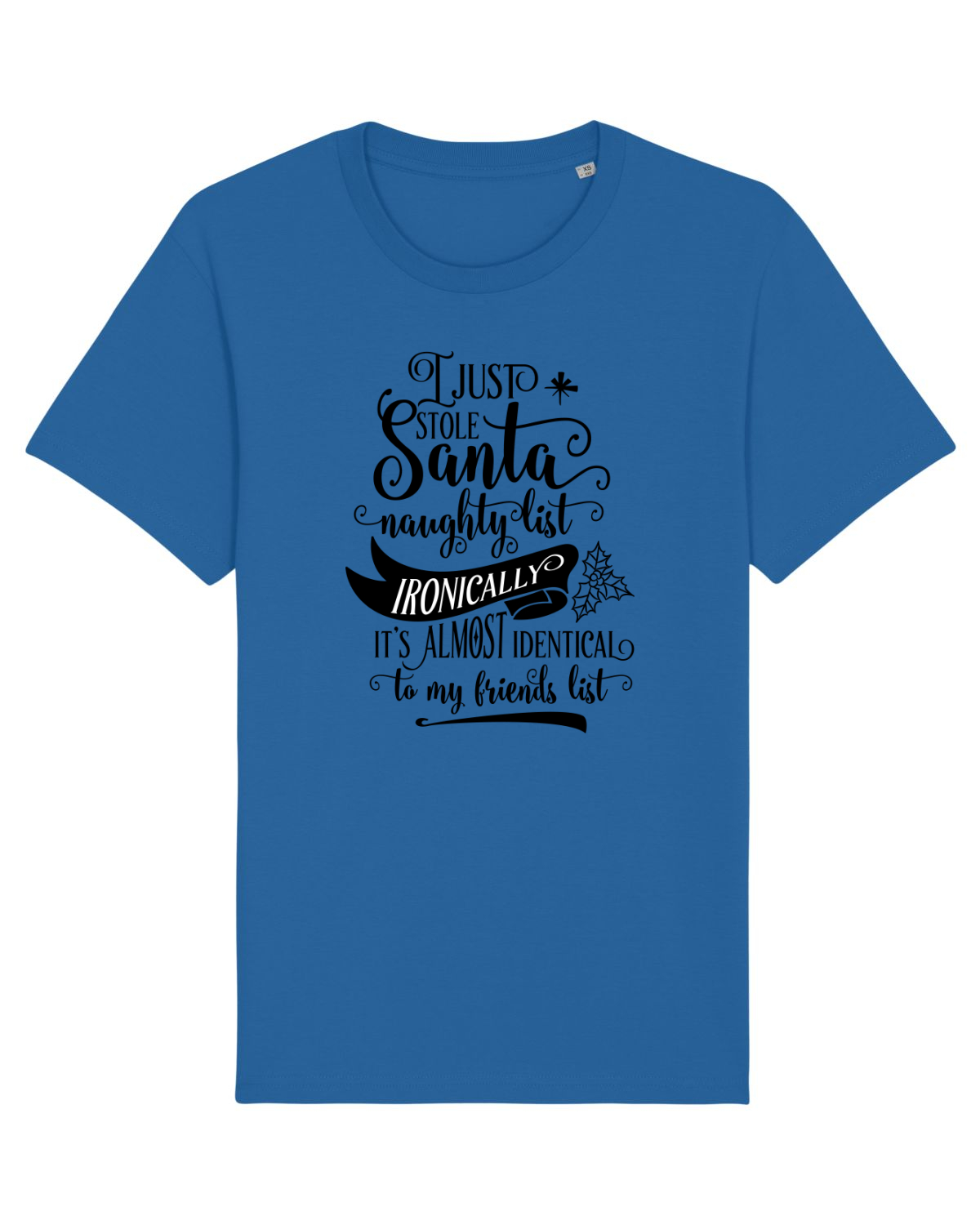 Tricou mânecă scurtă Unisex Rocker Royal Blue