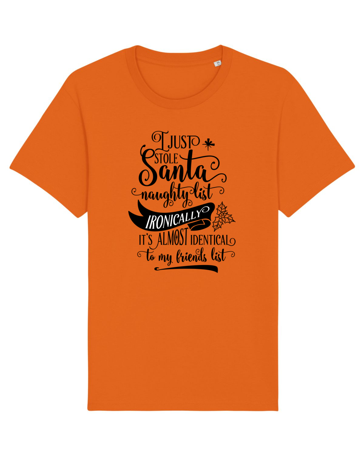 Tricou mânecă scurtă Unisex Rocker Bright Orange