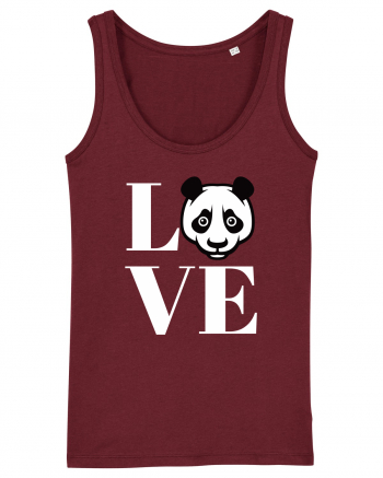 Panda Love Burgundy