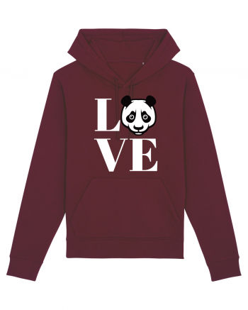 Panda Love Burgundy