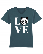 Panda Love Tricou mânecă scurtă guler V Bărbat Presenter