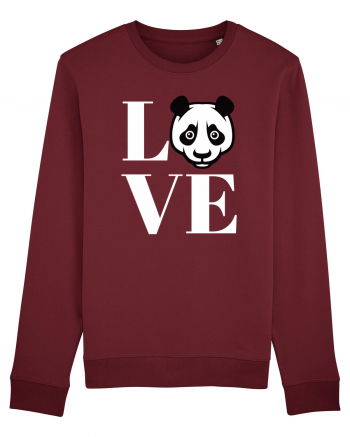 Panda Love Burgundy