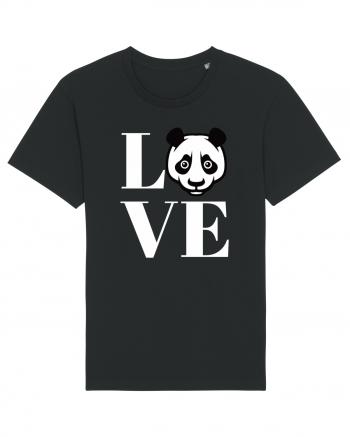 Panda Love Black