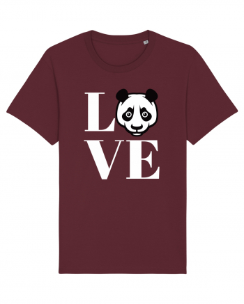 Panda Love Burgundy