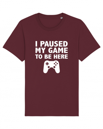 Pause Game Burgundy