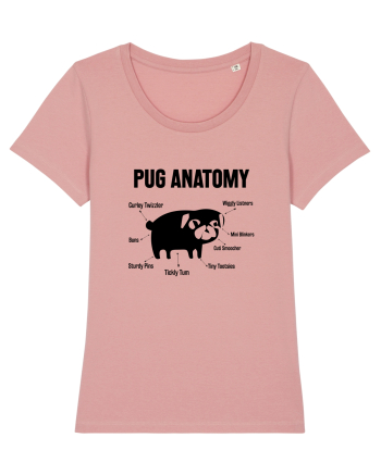 Pug Anatomy Canyon Pink
