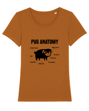 Pug Anatomy Roasted Orange