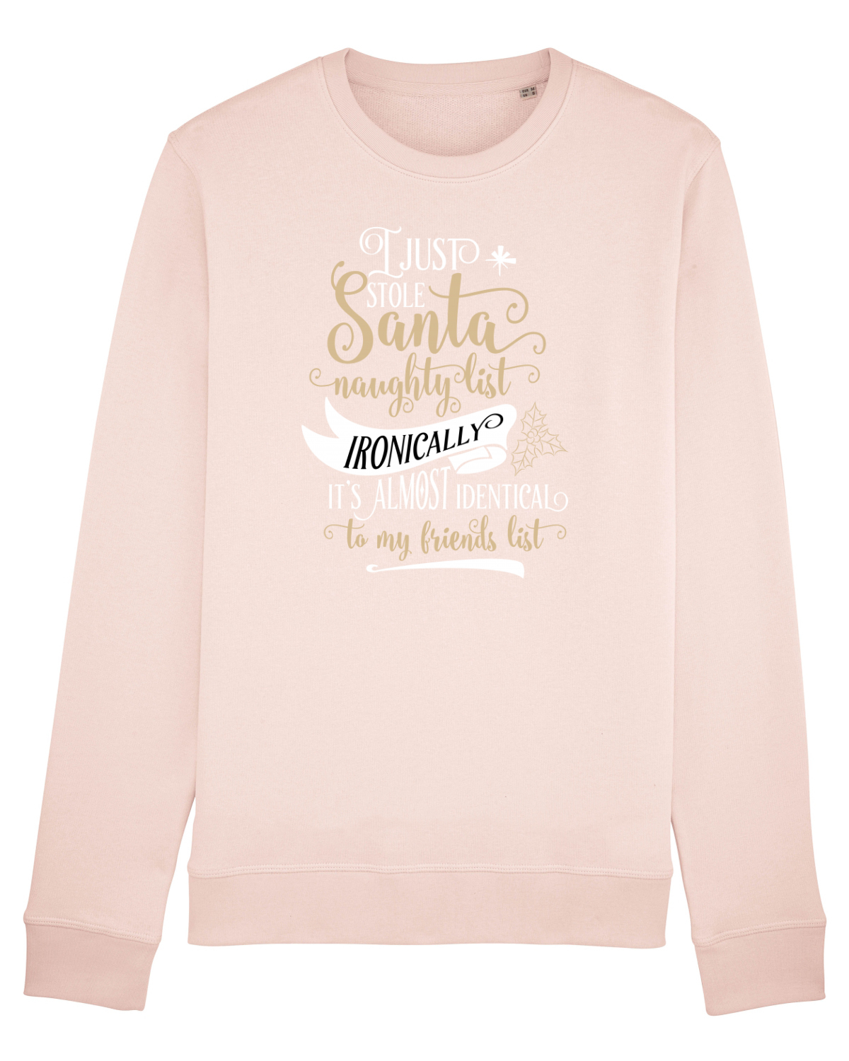 Bluză mânecă lungă Unisex Rise Candy Pink