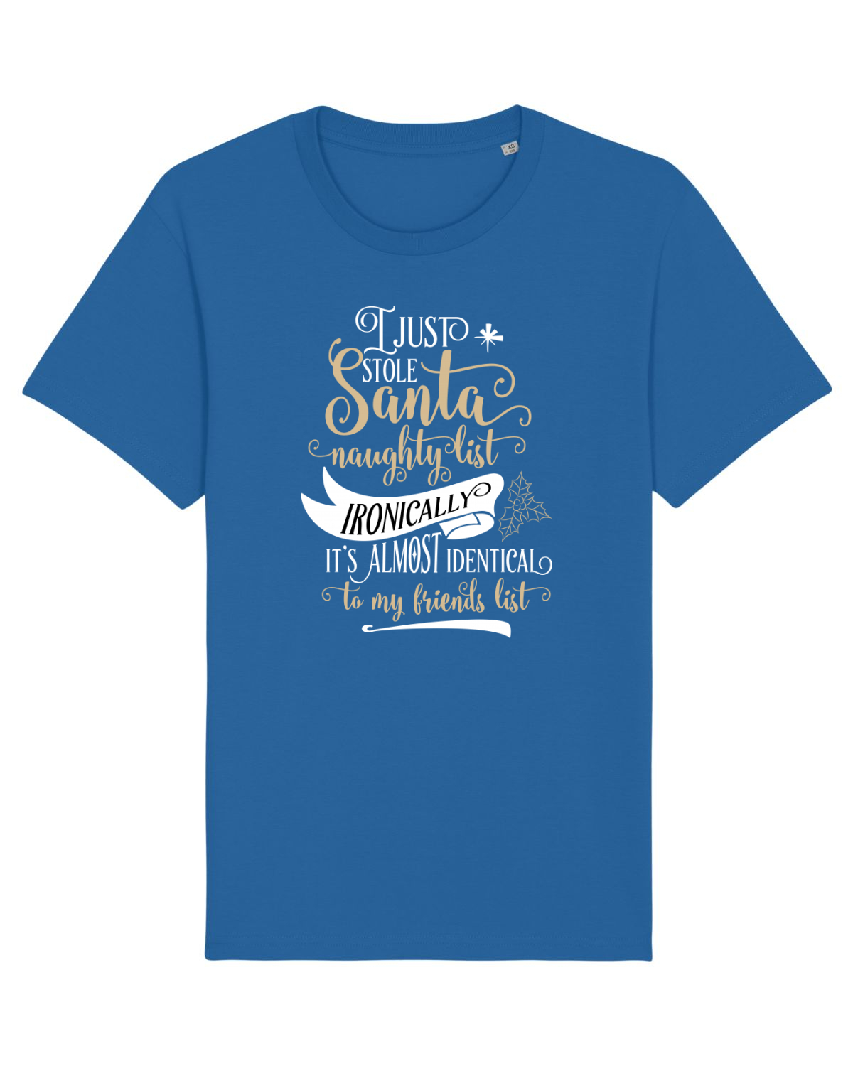 Tricou mânecă scurtă Unisex Rocker Royal Blue