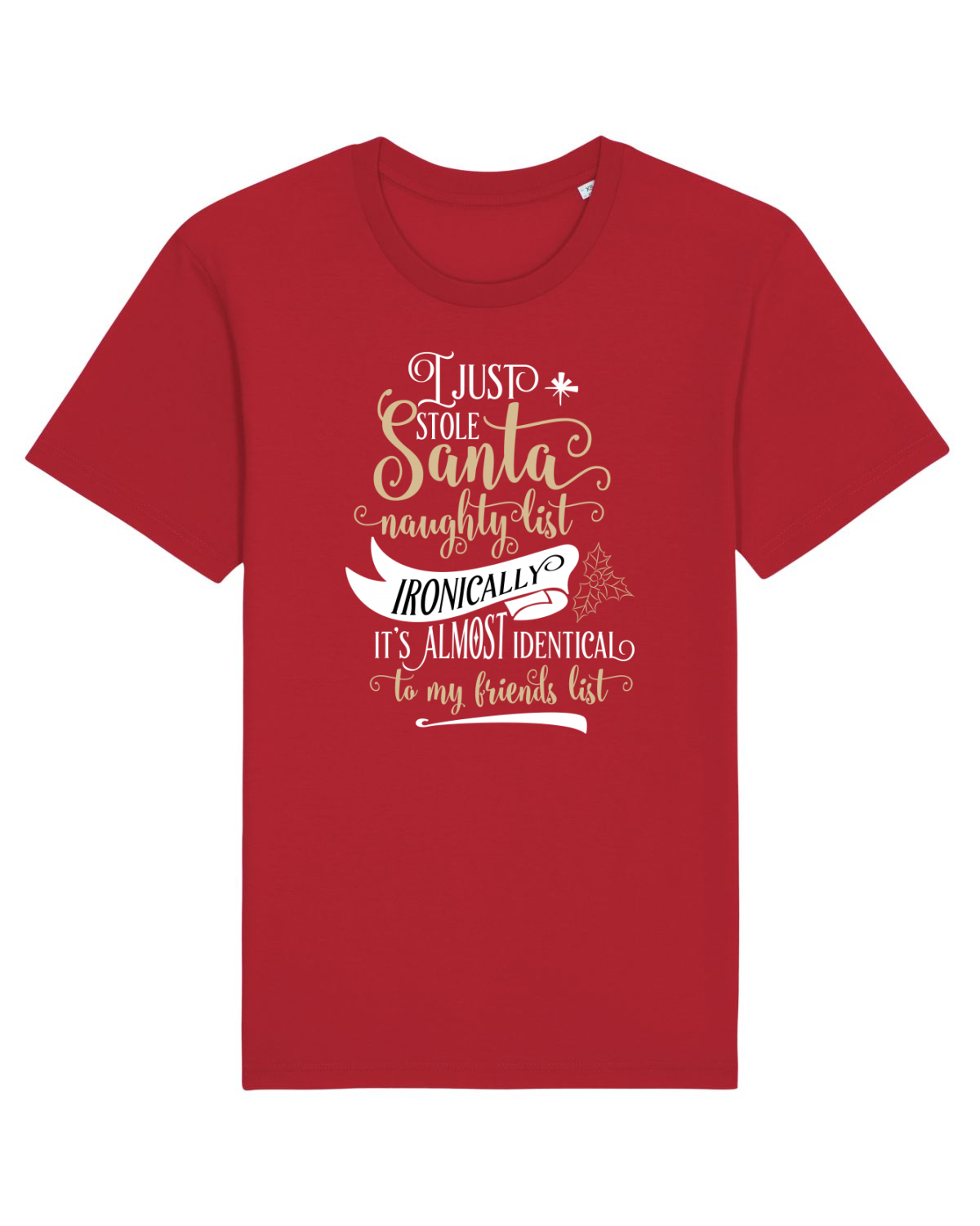Tricou mânecă scurtă Unisex Rocker Red
