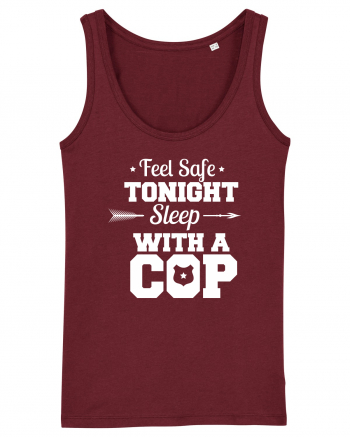 Sleep With A Cop Burgundy