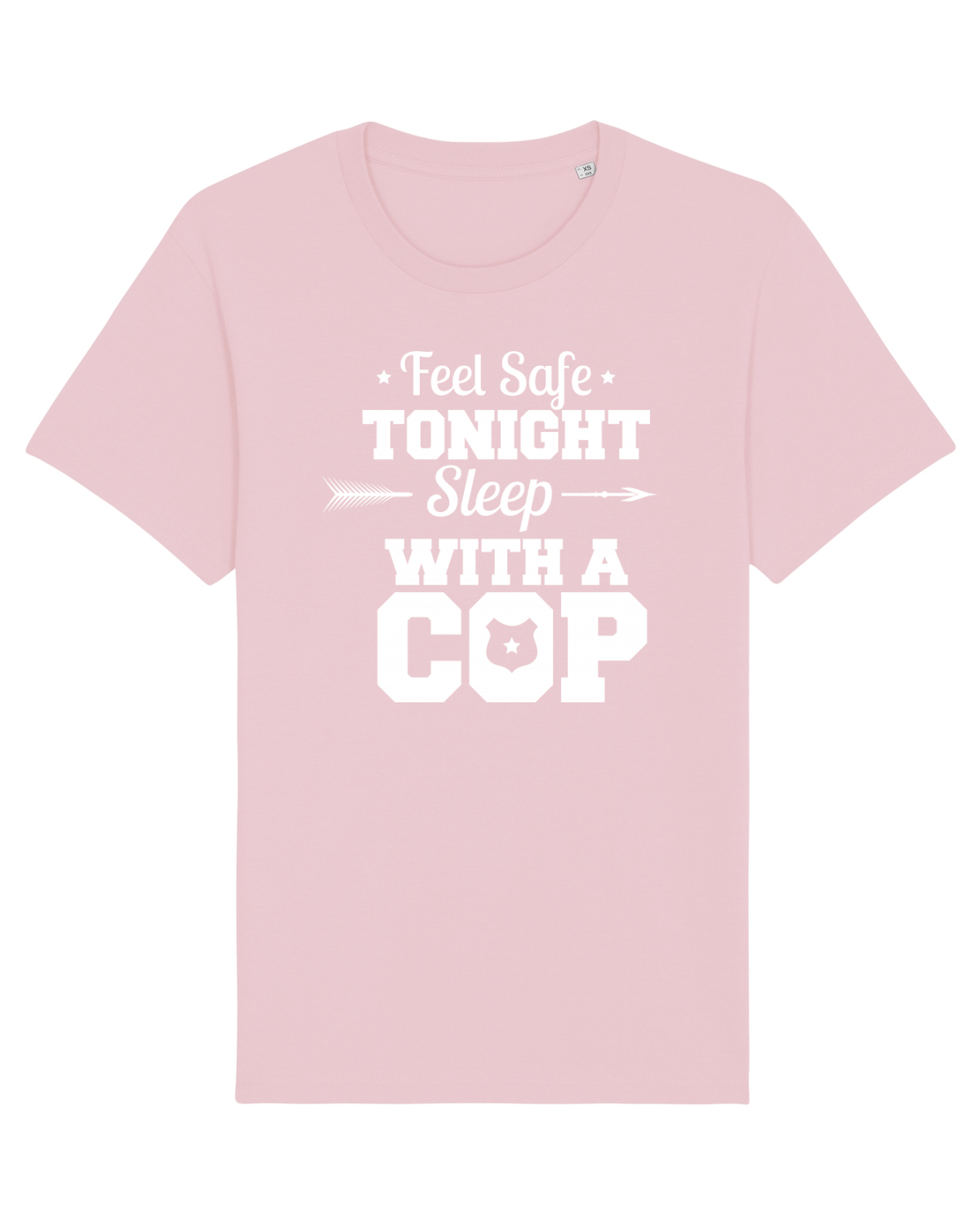 Tricou mânecă scurtă Unisex Rocker Cotton Pink