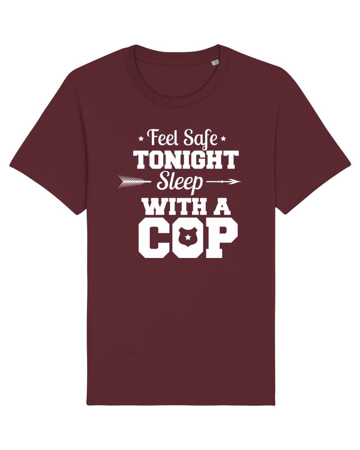 Tricou mânecă scurtă Unisex Rocker Burgundy