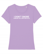 I dont Snore Moto Tricou mânecă scurtă guler larg fitted Damă Expresser