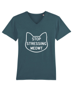Stop Stress Tricou mânecă scurtă guler V Bărbat Presenter