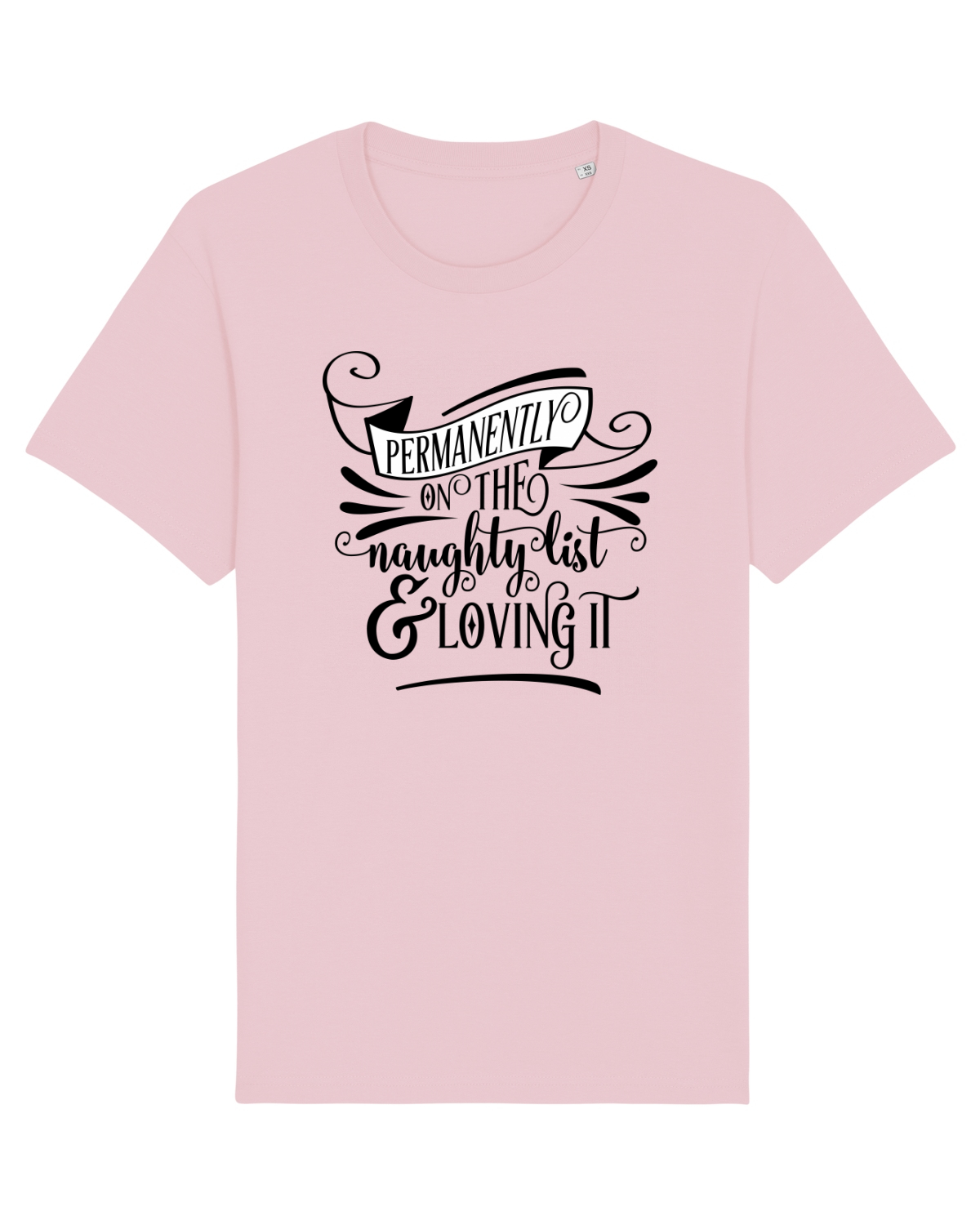 Tricou mânecă scurtă Unisex Rocker Cotton Pink