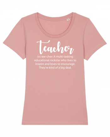Teacher Noun Canyon Pink