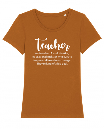 Teacher Noun Roasted Orange