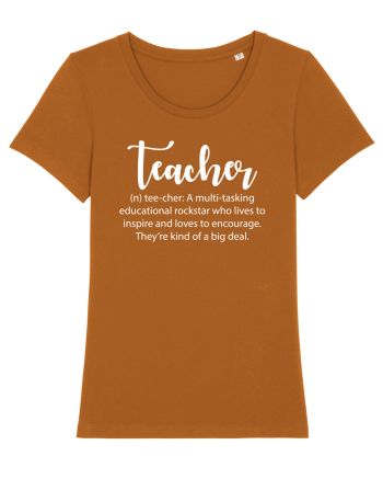 Teacher Noun Roasted Orange