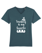 Teaching is my Favorite Tricou mânecă scurtă guler V Bărbat Presenter