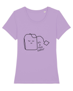 Tea Shirt Tricou mânecă scurtă guler larg fitted Damă Expresser