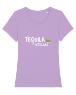 Tequila is Vegan Tricou mânecă scurtă guler larg fitted Damă Expresser