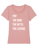 The Man The Legend Tricou mânecă scurtă guler larg fitted Damă Expresser