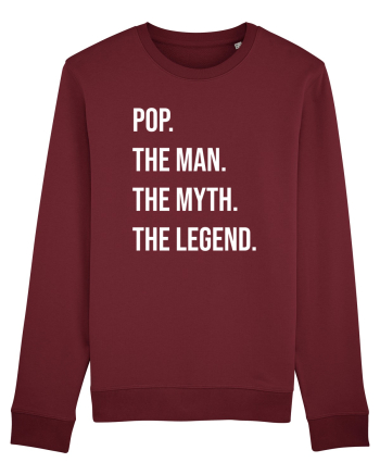 The Man The Legend Burgundy
