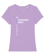 Therapist Funny Tricou mânecă scurtă guler larg fitted Damă Expresser