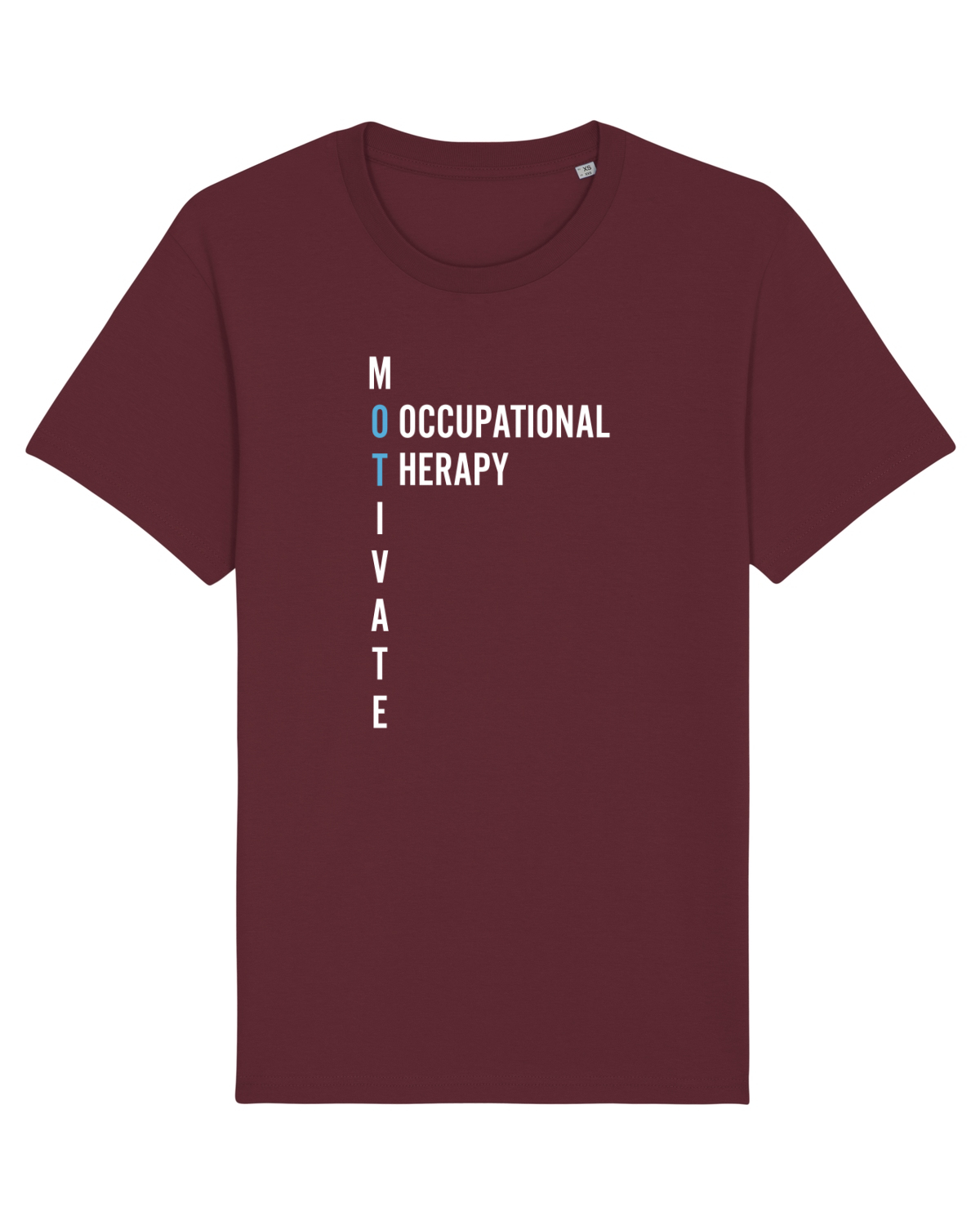 Tricou mânecă scurtă Unisex Rocker Burgundy
