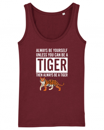 Tiger Shirt Burgundy