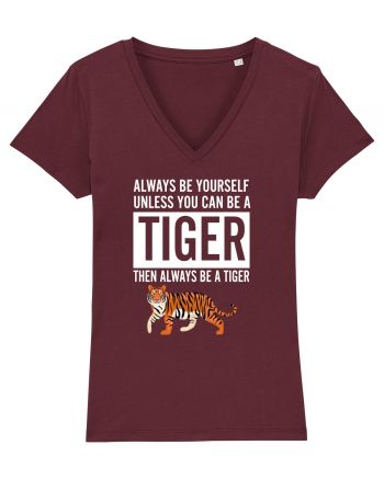 Tiger Shirt Burgundy