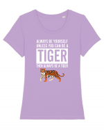 Tiger Shirt Tricou mânecă scurtă guler larg fitted Damă Expresser