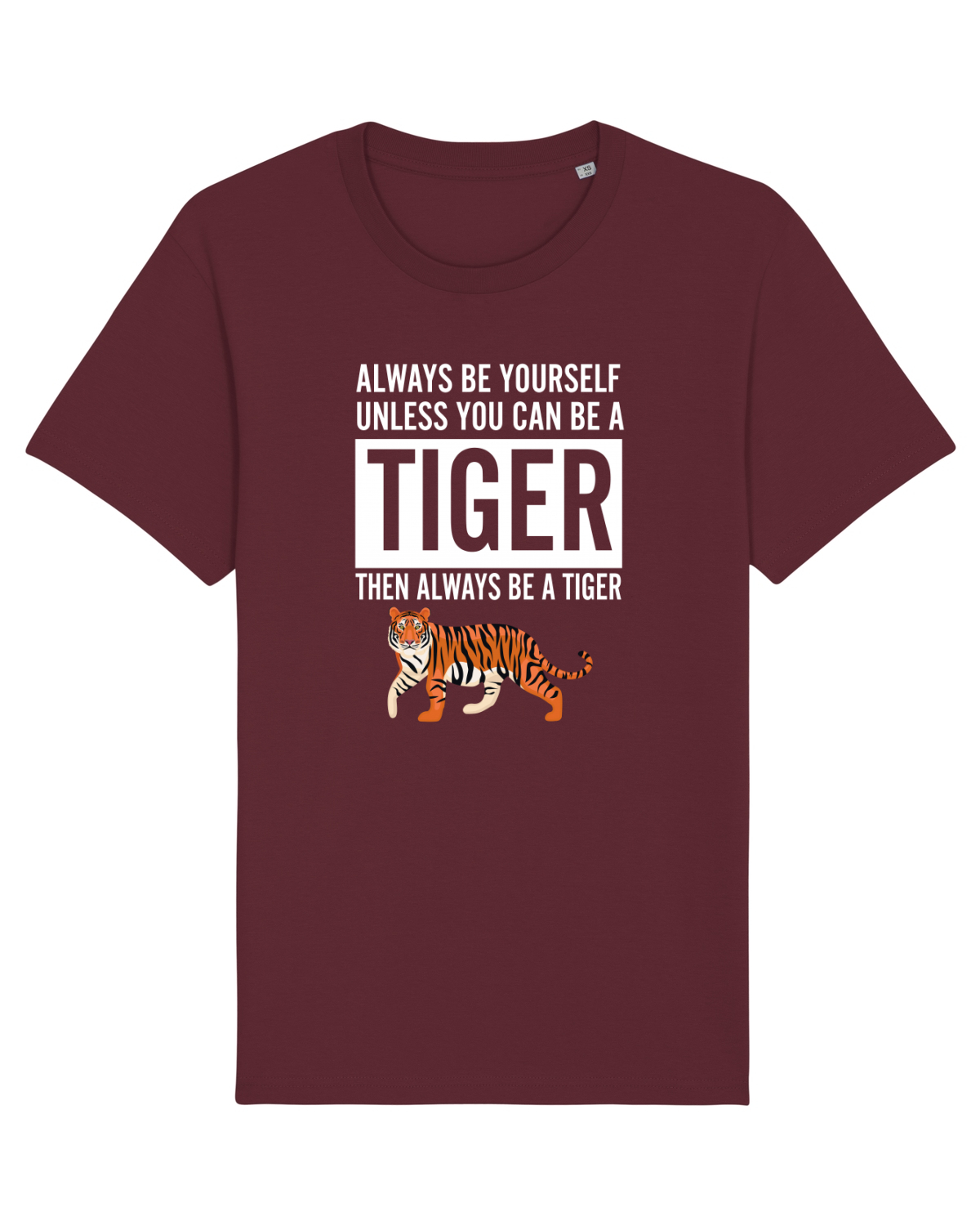 Tricou mânecă scurtă Unisex Rocker Burgundy