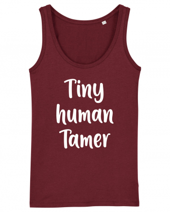 Tiny Human Tamer Funny Burgundy