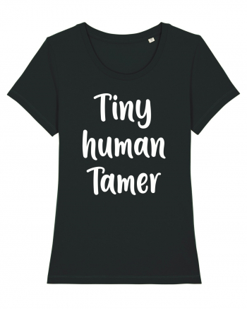 Tiny Human Tamer Funny Black