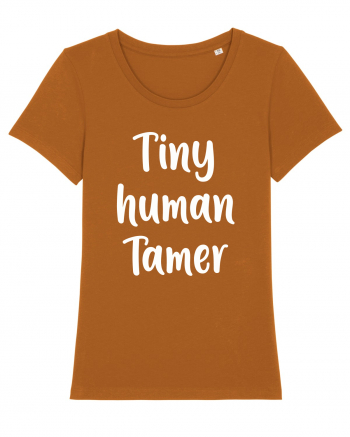 Tiny Human Tamer Funny Roasted Orange