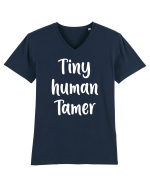 Tiny Human Tamer Funny Tricou mânecă scurtă guler V Bărbat Presenter