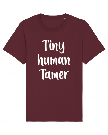 Tiny Human Tamer Funny Burgundy