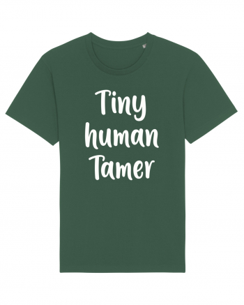 Tiny Human Tamer Funny Bottle Green