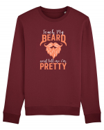 Touch my Beard Bluză mânecă lungă Unisex Rise