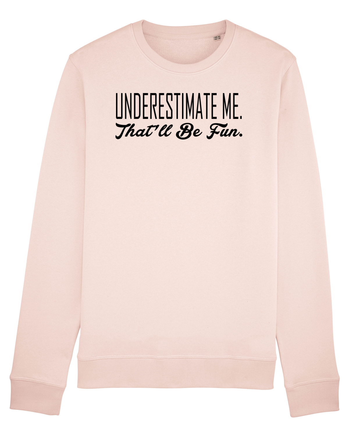 Bluză mânecă lungă Unisex Rise Candy Pink