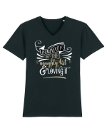 Permanent pe “lista neagră” Tricou mânecă scurtă guler V Bărbat Presenter